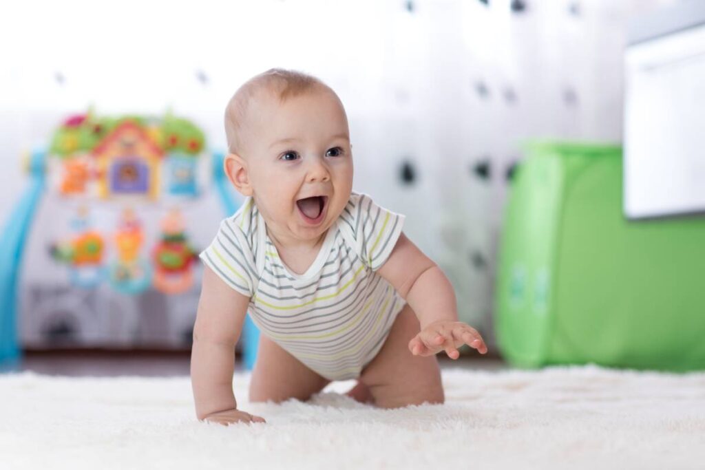 Spinta del movimento e sonno del bambino