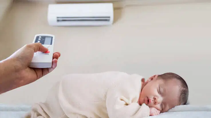 temperatura ideale cameretta bambino estate